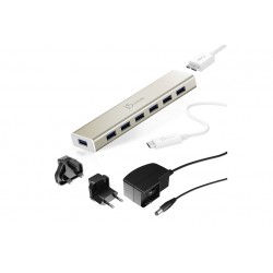 USB-C  7- Port Hub - EU/UK